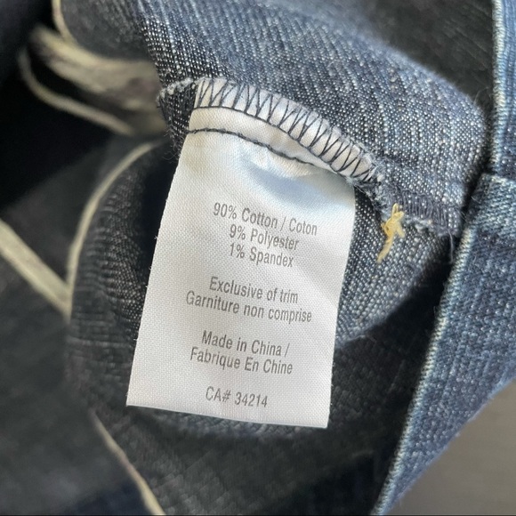 Blue Denim Jean Jacket Long Coat - Picture 7 of 12